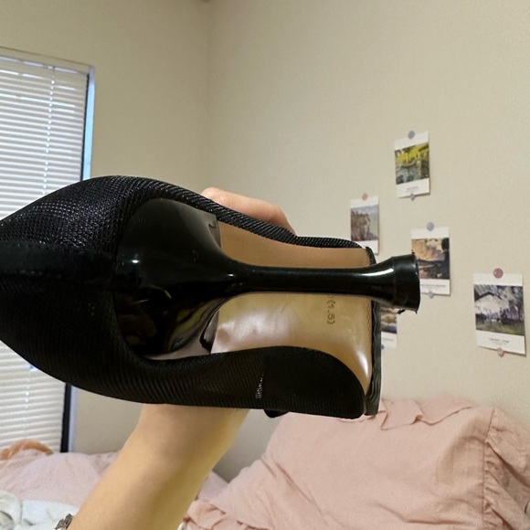 🖤Black bow mesh pumps🖤 - Picture 8 of 11